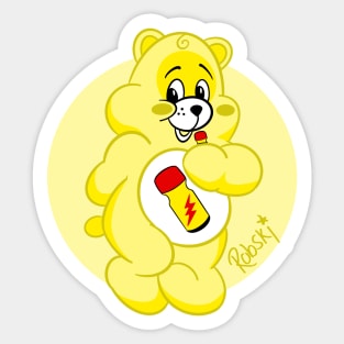 Queer Bearz - Sniffer yellow bear Sticker